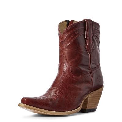 Ariat Western: Legacy X Toe Botas Western Mujer - Burdeos (YBMKT2598)